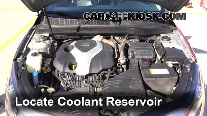 2011 Kia Optima SX 2.0L 4 Cyl. Turbo Coolant (Antifreeze) Add Coolant